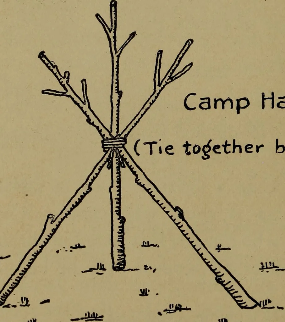 An illustration from Games for boys, 1920, leaf 266