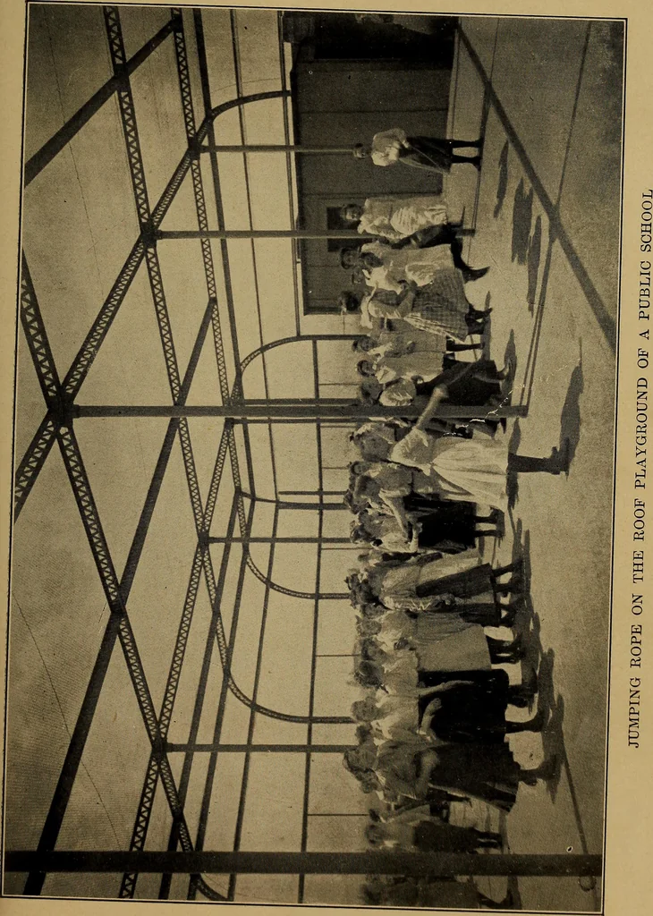 An illustration from Games for the playground, home, school and gymnasium, 1909, leaf 142