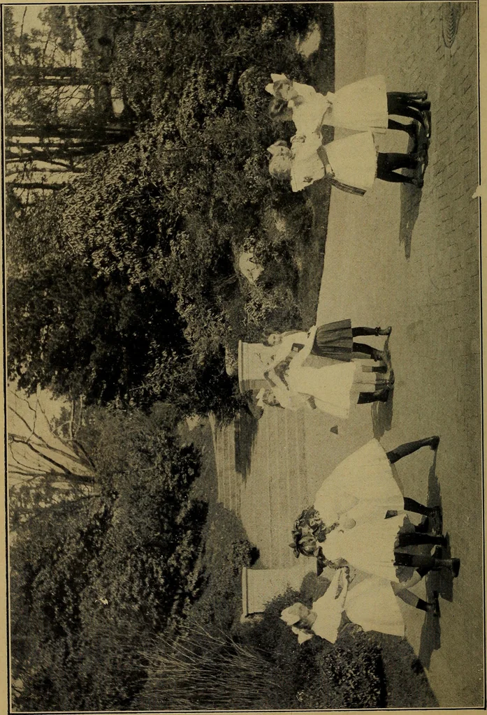 An illustration from Games for the playground, home, school and gymnasium, 1909, leaf 303