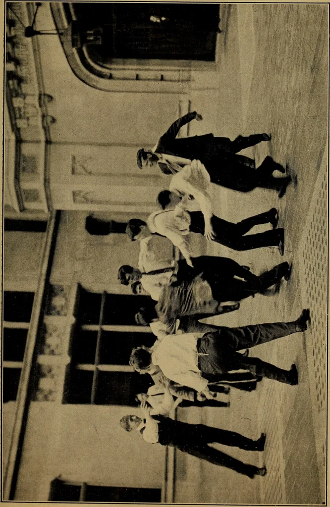 An illustration from Games for the playground, home, school and gymnasium, 1909, leaf 390