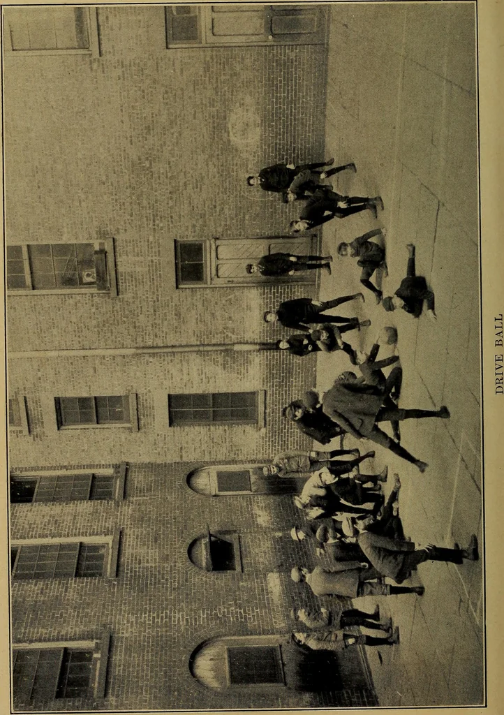 An illustration from Games for the playground, home, school and gymnasium, 1909, leaf 427