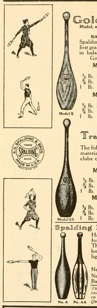 An illustration from The games of drawing room hockey, tether ball, hand tennis, garden hockey, volley ball, basket goal, lawn hockey, wicket polo, hand polo, golf croquet, clock golf, laws of badminton, 1914, leaf 82