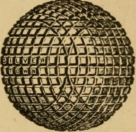 An illustration from The games of lawn hockey, tether ball, squash ball, golf-croquet, 1900, leaf 48