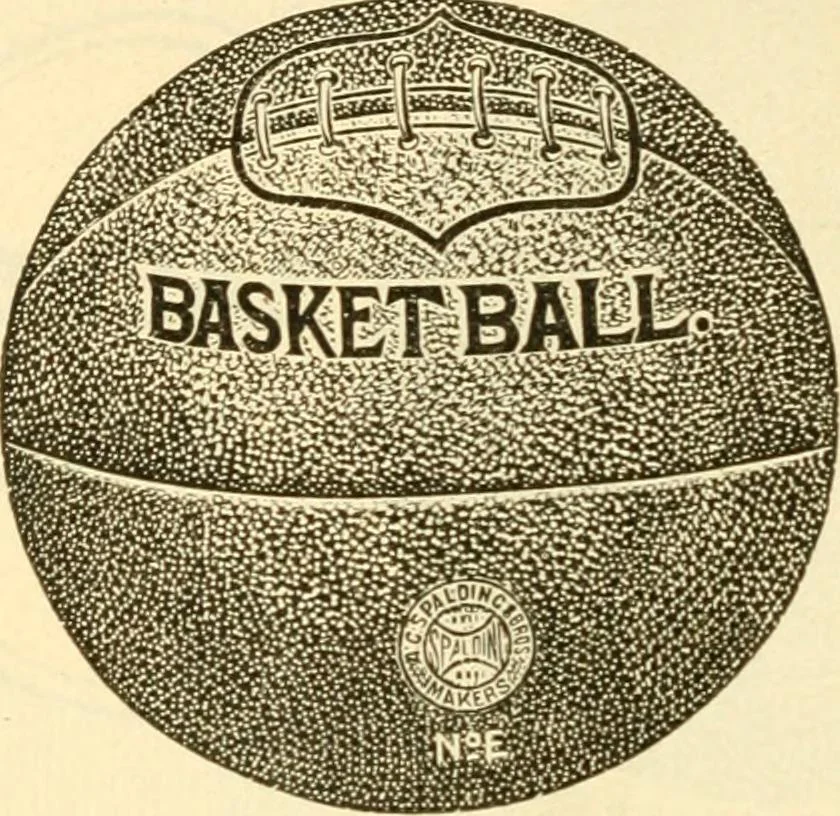 An illustration from The games of lawn hockey, tether ball, golf-croquet, hand tennis, volley ball, hand polo, wicket polo, laws of badminton, drawing room hockey, garden hockey, 1903, leaf 68