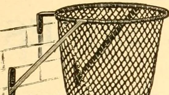 An illustration from The games of lawn hockey, tether ball, golf-croquet, hand tennis, volley ball, hand polo, wicket polo, laws of badminton, drawing room hockey, garden hockey, 1903, leaf 69