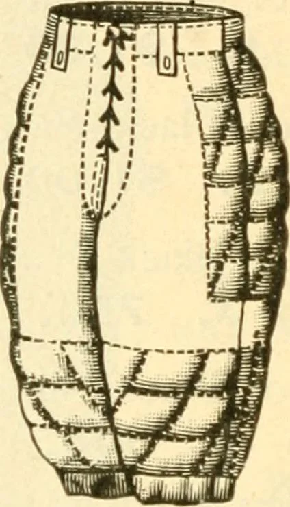 An illustration from The games of lawn hockey, tether ball, golf-croquet, hand tennis, volley ball, hand polo, wicket polo, laws of badminton, drawing room hockey, garden hockey, 1903, leaf 74