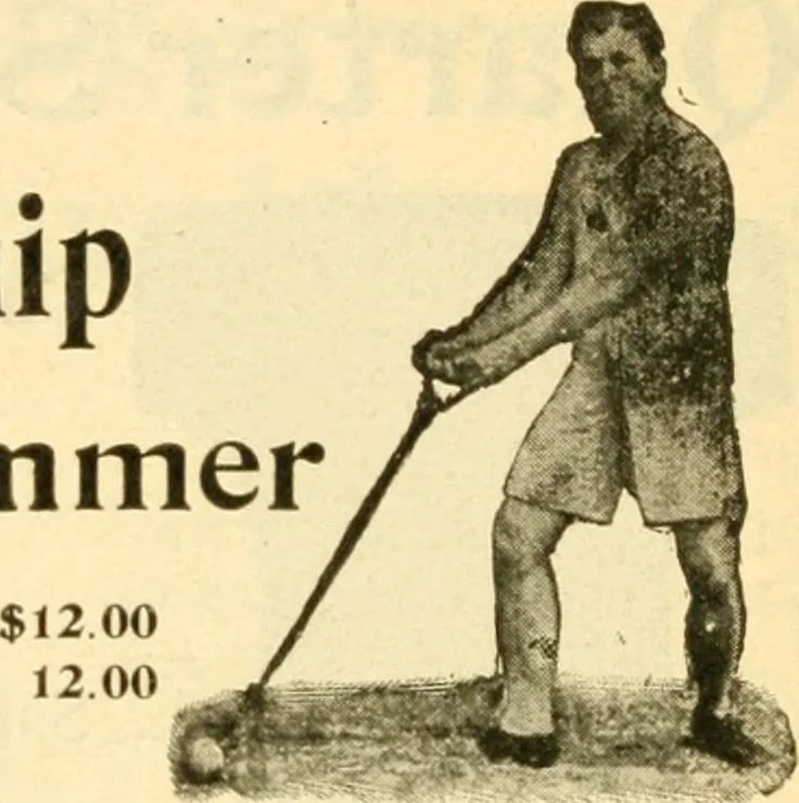 An illustration from The games of lawn hockey, tether ball, golf-croquet, hand tennis, volley ball, hand polo, wicket polo, laws of badminton, drawing room hockey, garden hockey, 1903, leaf 78