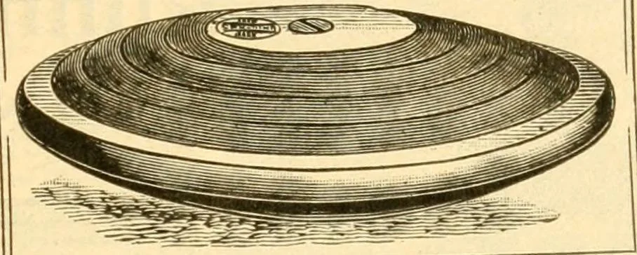 An illustration from The games of lawn hockey, tether ball, golf-croquet, hand tennis, volley ball, hand polo, wicket polo, laws of badminton, drawing room hockey, garden hockey, 1903, leaf 79