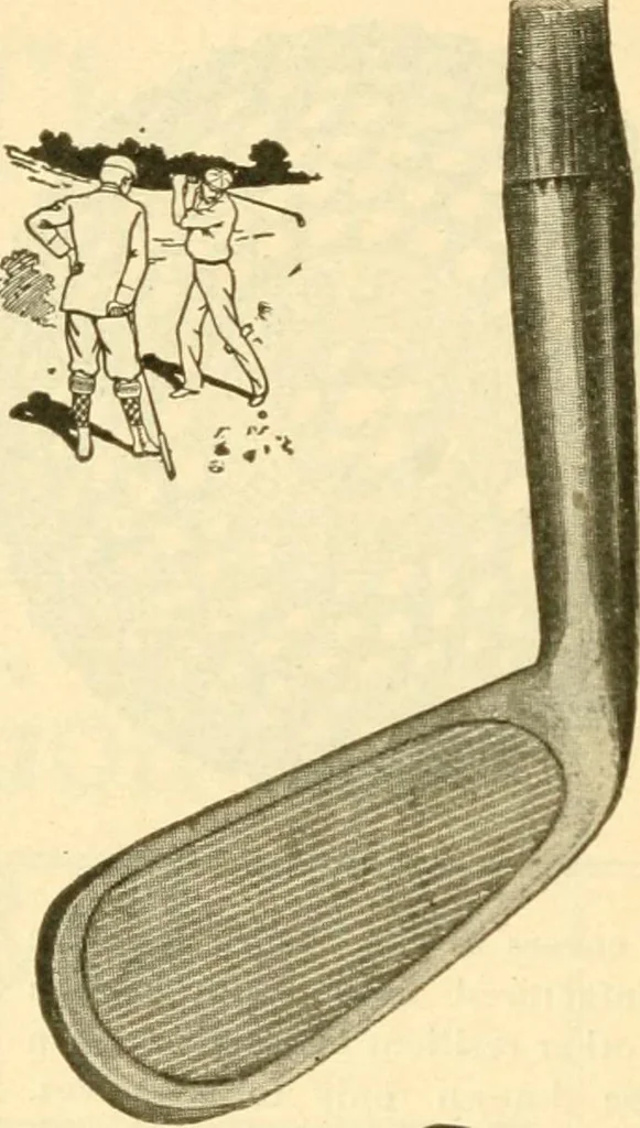 An illustration from The games of lawn hockey, tether ball, golf-croquet, hand tennis, volley ball, hand polo, wicket polo, laws of badminton, drawing room hockey, garden hockey, 1903, leaf 86