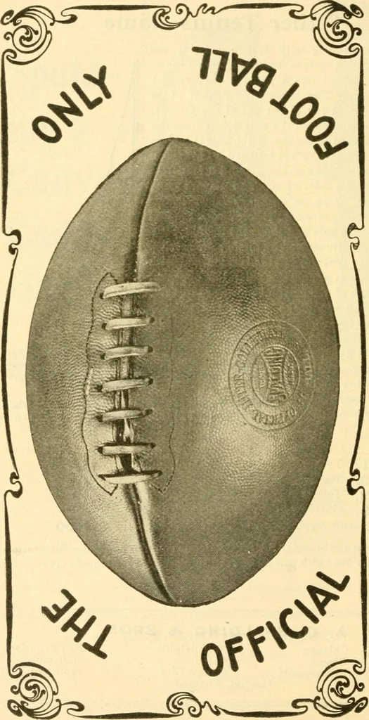 An illustration from The games of lawn hockey, tether ball, golf-croquet, hand tennis, volley ball, hand polo, wicket polo, laws of badminton, drawing room hockey, garden hockey, 1903, leaf 90