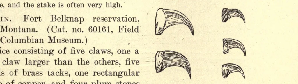 An illustration from Games of the North American Indians, 1907, leaf 191