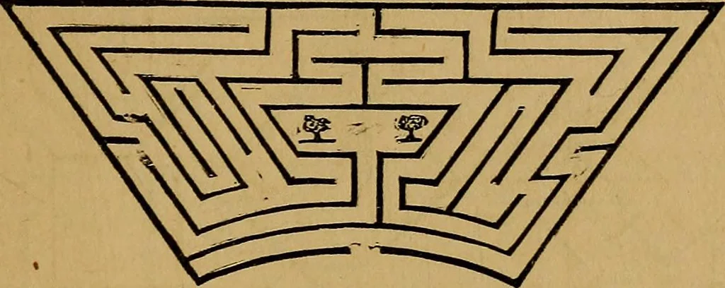 An illustration from Games of skill, and conjuring: including draughts, dominoes, chess, morrice, 1865, leaf 101