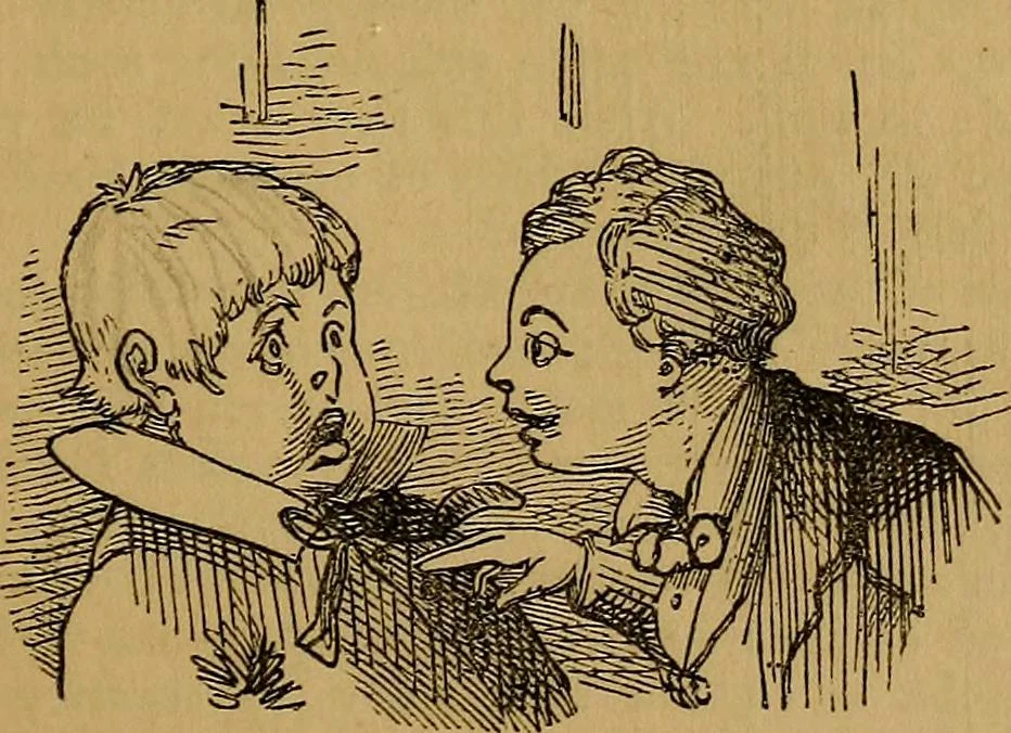 An illustration from Games of skill, and conjuring: including draughts, dominoes, chess, morrice, 1865, leaf 105