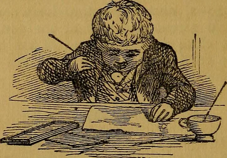 An illustration from Games of skill, and conjuring: including draughts, dominoes, chess, morrice, 1865, leaf 110