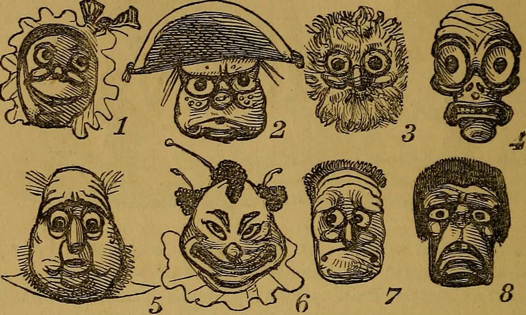 An illustration from Games of skill, and conjuring: including draughts, dominoes, chess, morrice, 1865, leaf 112