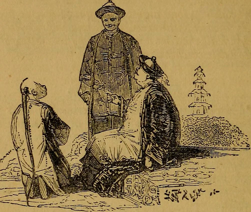 An illustration from Games of skill, and conjuring: including draughts, dominoes, chess, morrice, 1865, leaf 130