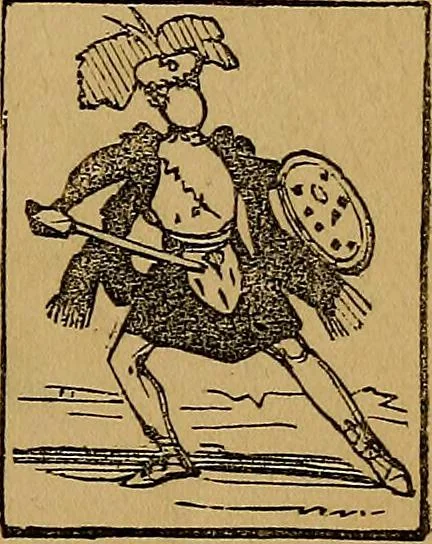 An illustration from Games of skill, and conjuring: including draughts, dominoes, chess, morrice, 1865, leaf 135