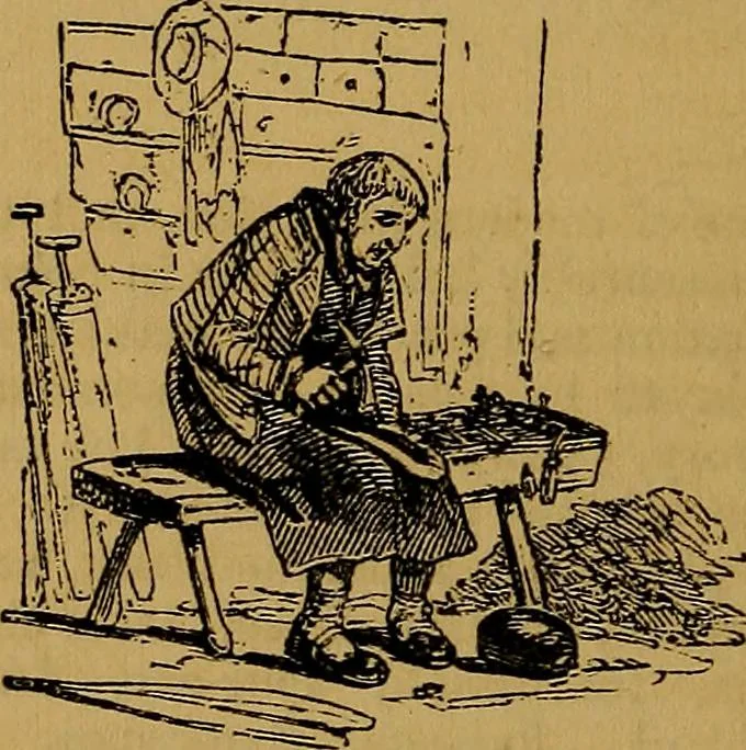 An illustration from Games of skill, and conjuring: including draughts, dominoes, chess, morrice, 1865, leaf 18