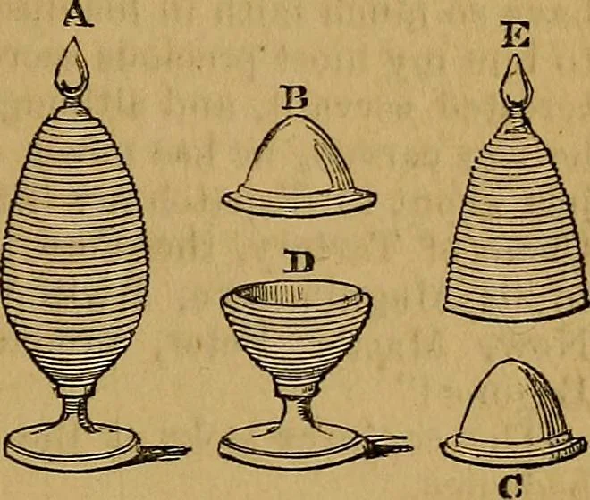 An illustration from Games of skill, and conjuring: including draughts, dominoes, chess, morrice, 1865, leaf 49