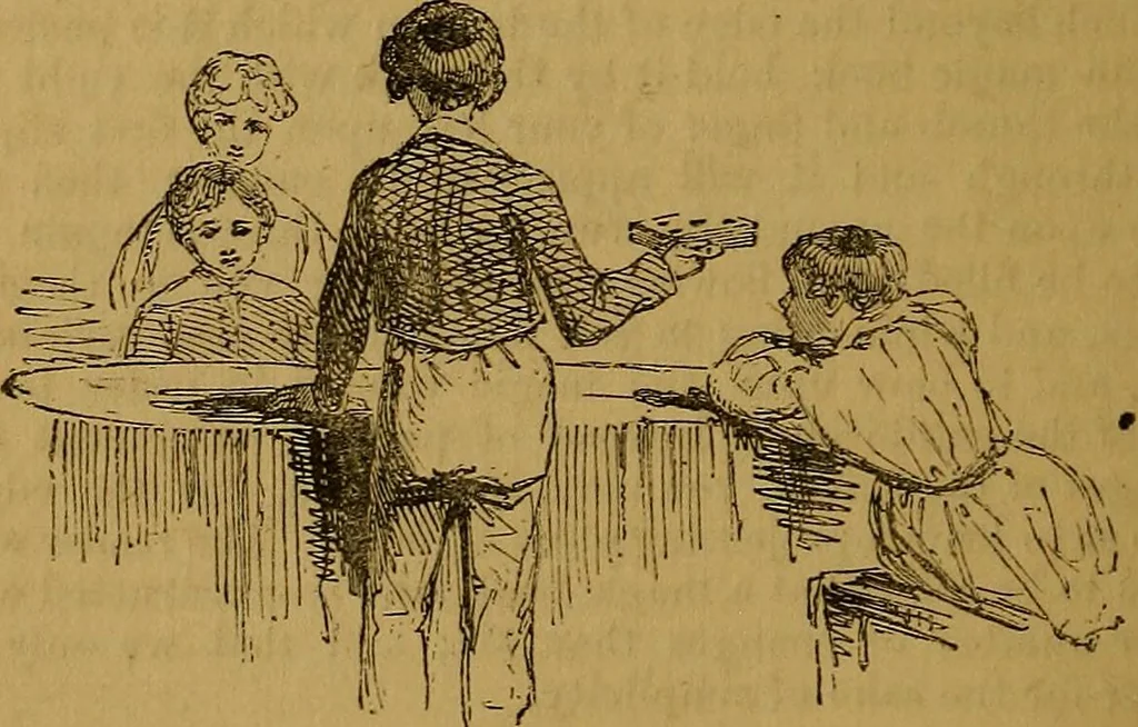 An illustration from Games of skill, and conjuring: including draughts, dominoes, chess, morrice, 1865, leaf 52
