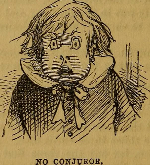 An illustration from Games of skill, and conjuring: including draughts, dominoes, chess, morrice, 1865, leaf 60