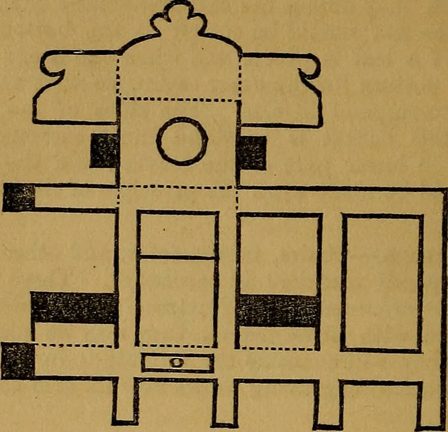 An illustration from Games of skill, and conjuring: including draughts, dominoes, chess, morrice, 1865, leaf 70