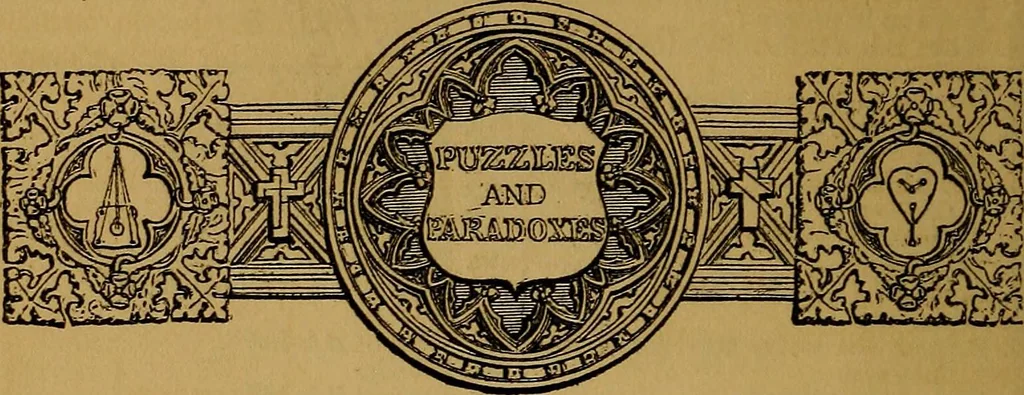 An illustration from Games of skill, and conjuring: including draughts, dominoes, chess, morrice, 1865, leaf 98