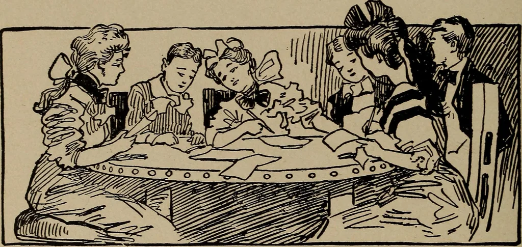 An illustration from Games, pastimes and amusements, for boys and girls;, 1906, leaf 121