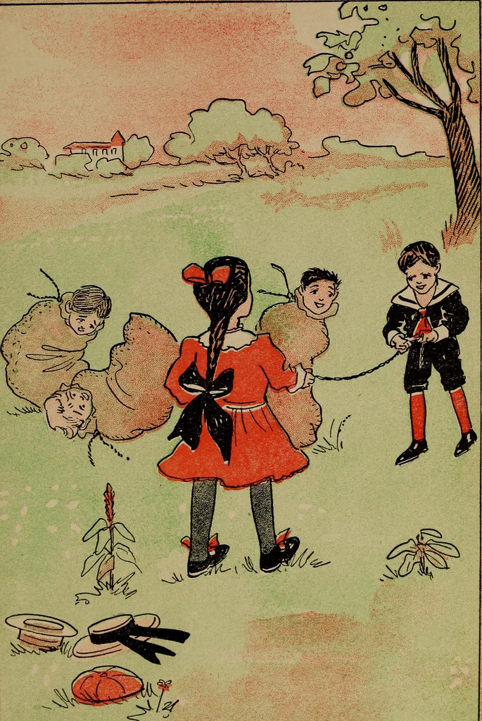 An illustration from Games, pastimes and amusements, for boys and girls;, 1906, leaf 126