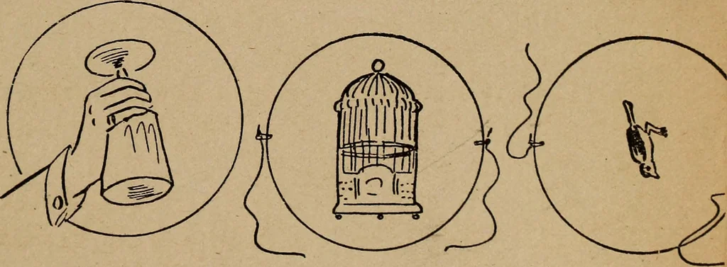 An illustration from Games, pastimes and amusements, for boys and girls;, 1906, leaf 140