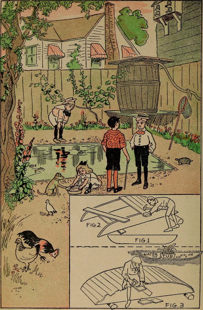 An illustration from Games, pastimes and amusements, for boys and girls;, 1906, leaf 187