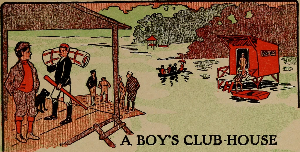 An illustration from Games, pastimes and amusements, for boys and girls;, 1906, leaf 190