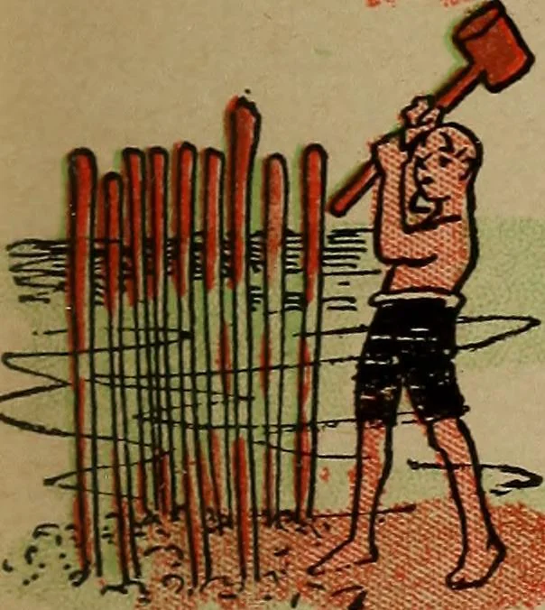 An illustration from Games, pastimes and amusements, for boys and girls;, 1906, leaf 190