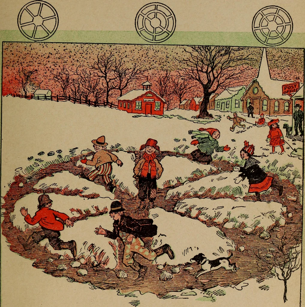 An illustration from Games, pastimes and amusements, for boys and girls;, 1906, leaf 54