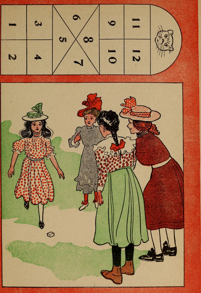 An illustration from Games, pastimes and amusements, for boys and girls;, 1906, leaf 60