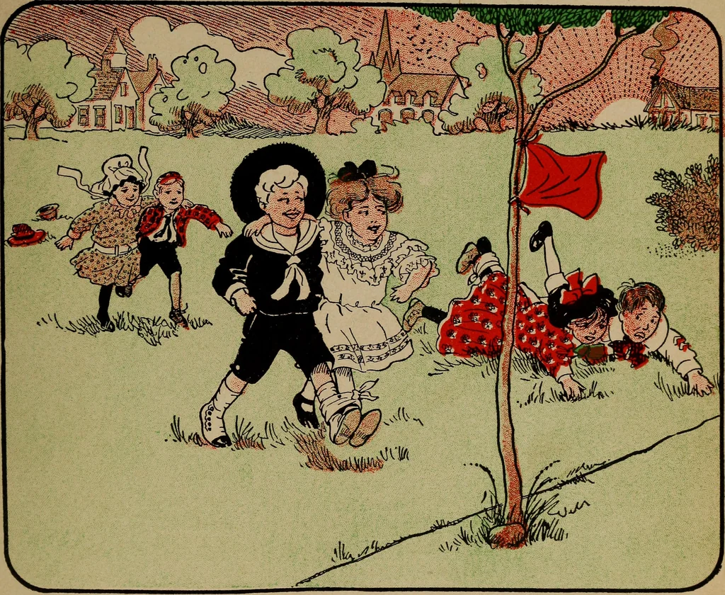 An illustration from Games, pastimes and amusements, for boys and girls;, 1906, leaf 80