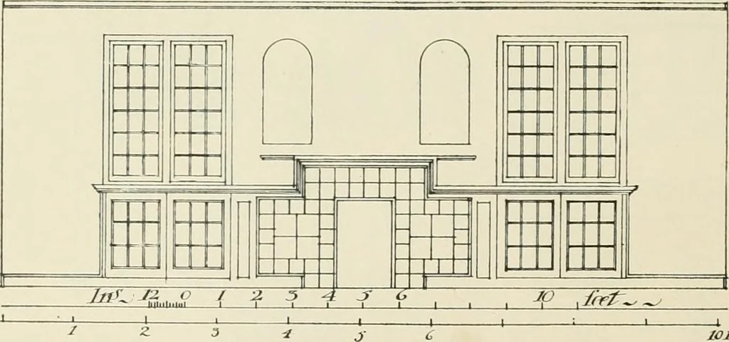 An illustration from Garden city houses and domestic interior details, 1913, leaf 105