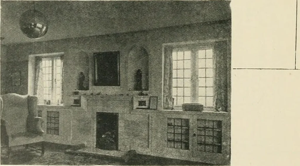 An illustration from Garden city houses and domestic interior details, 1913, leaf 105