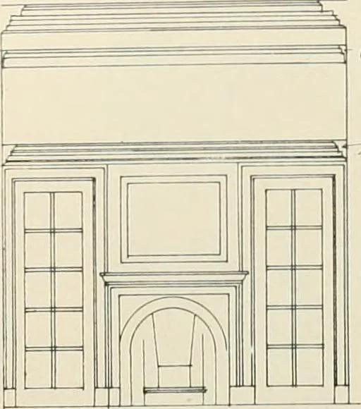 An illustration from Garden city houses and domestic interior details, 1913, leaf 107