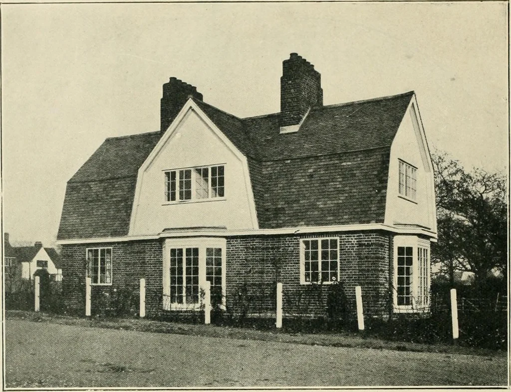 An illustration from Garden city houses and domestic interior details, 1913, leaf 15