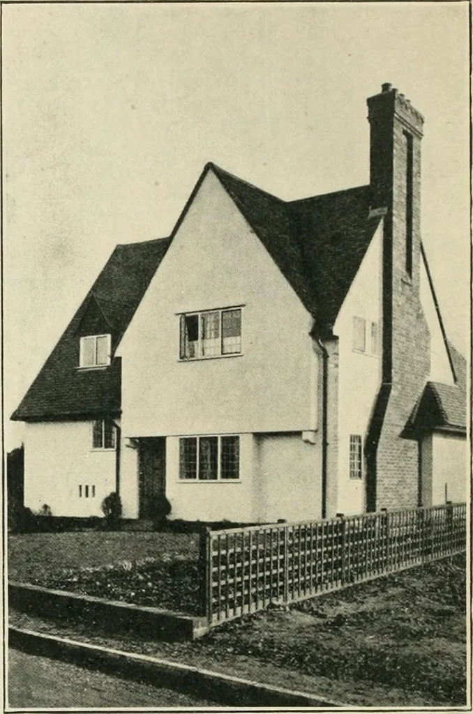 An illustration from Garden city houses and domestic interior details, 1913, leaf 19
