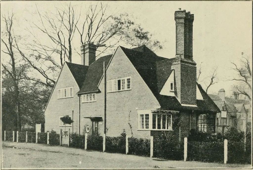 An illustration from Garden city houses and domestic interior details, 1913, leaf 29