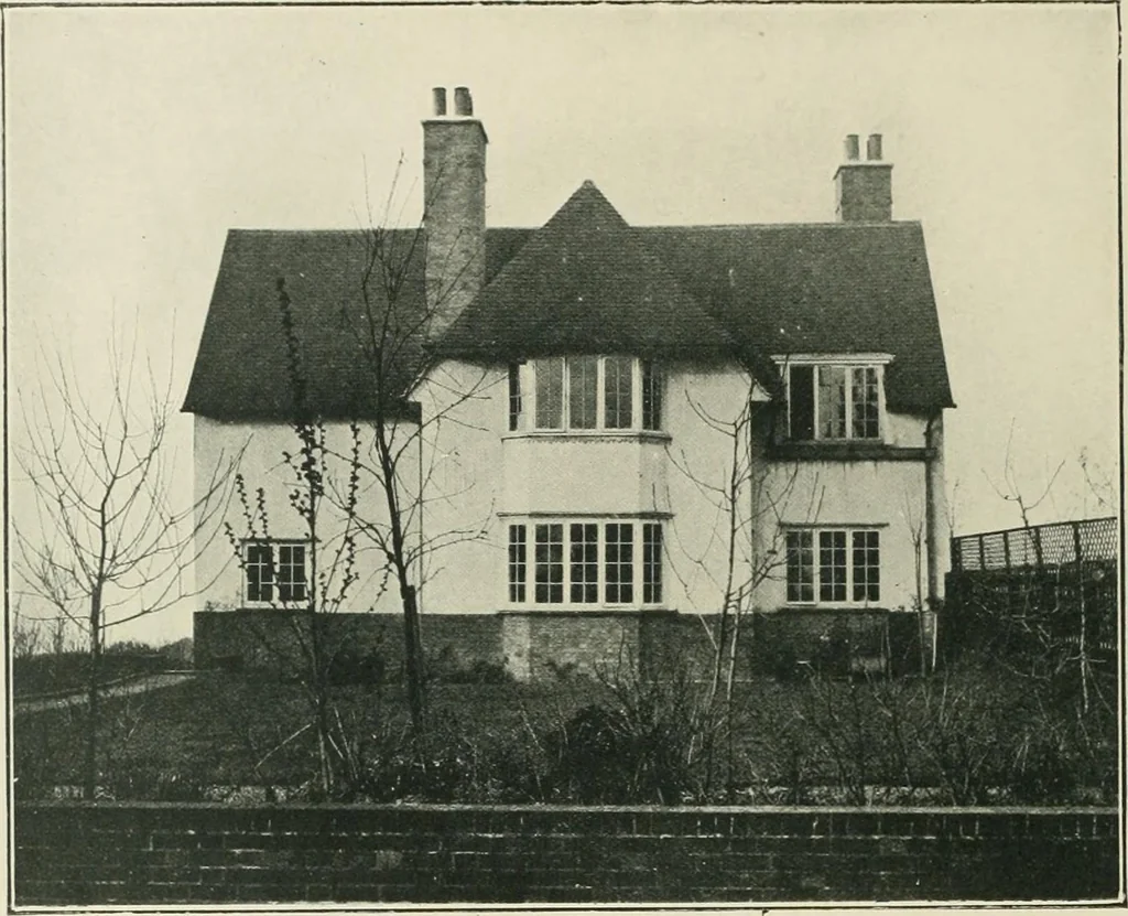 An illustration from Garden city houses and domestic interior details, 1913, leaf 33