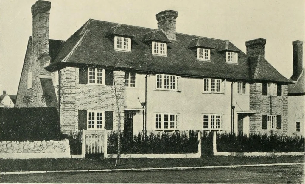 An illustration from Garden city houses and domestic interior details, 1913, leaf 35