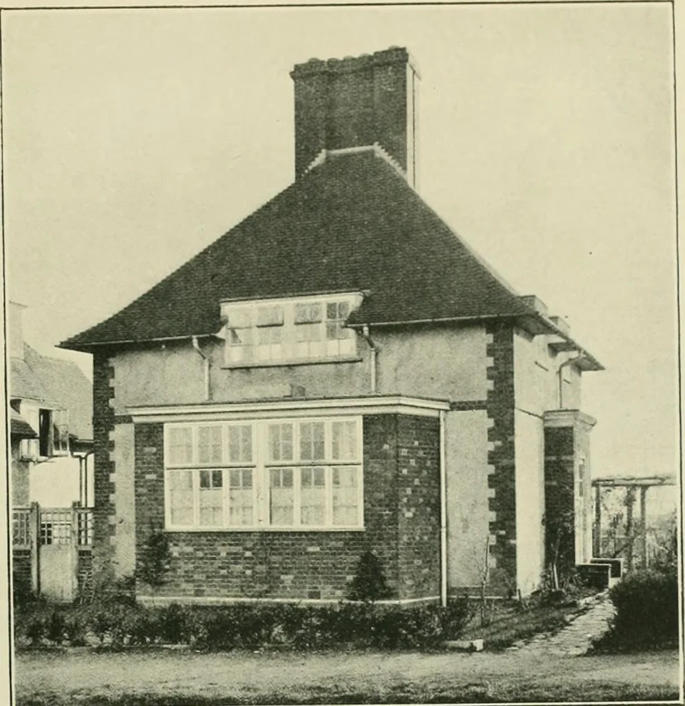 An illustration from Garden city houses and domestic interior details, 1913, leaf 36