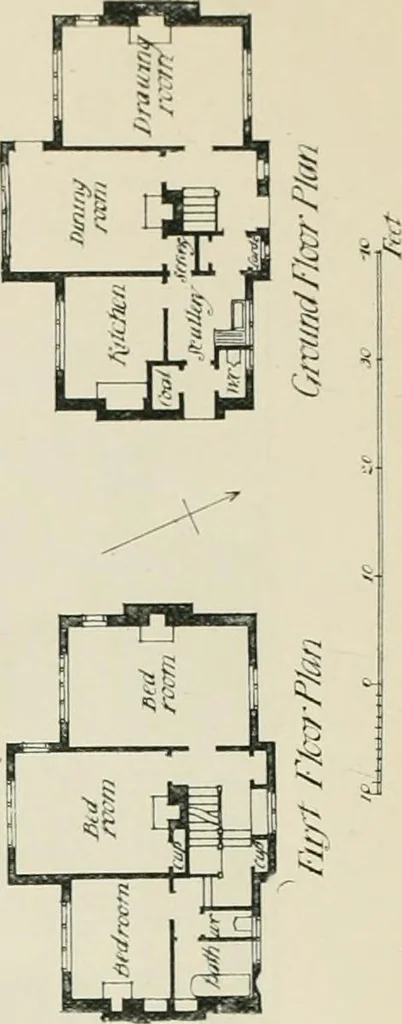 An illustration from Garden city houses and domestic interior details, 1913, leaf 43