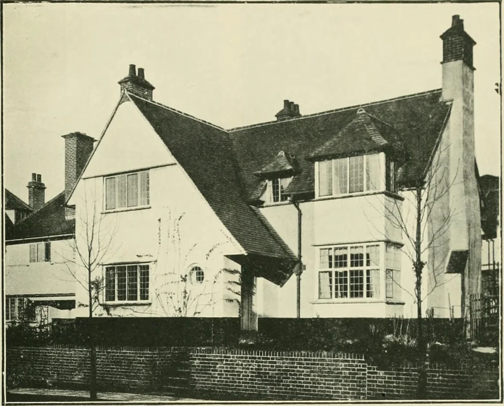 An illustration from Garden city houses and domestic interior details, 1913, leaf 50