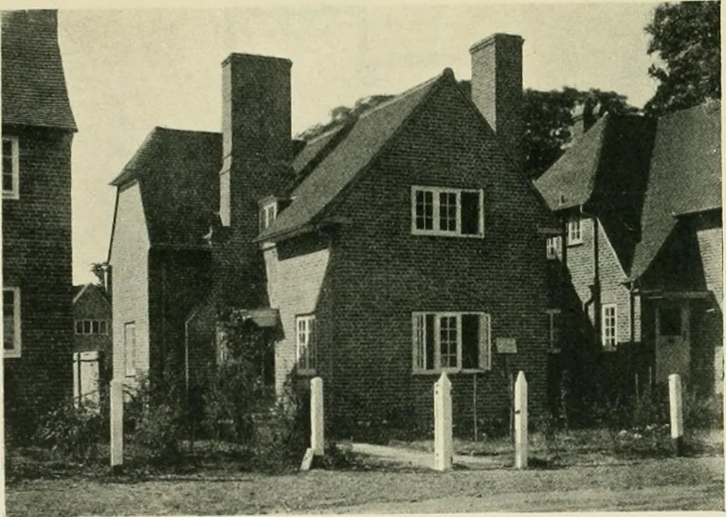 An illustration from Garden city houses and domestic interior details, 1913, leaf 52