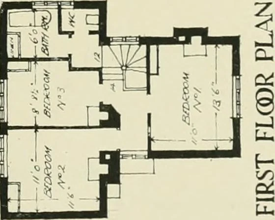 An illustration from Garden city houses and domestic interior details, 1913, leaf 52