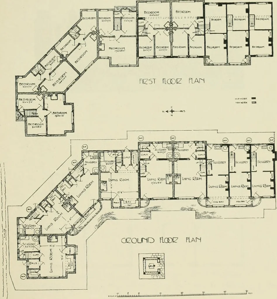 An illustration from Garden city houses and domestic interior details, 1913, leaf 54